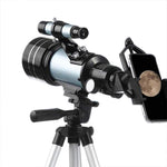 Astronomical Telescope for Kids and Beginners with Adjustable Tripod HD Night Vision By Crave Store CraveStore