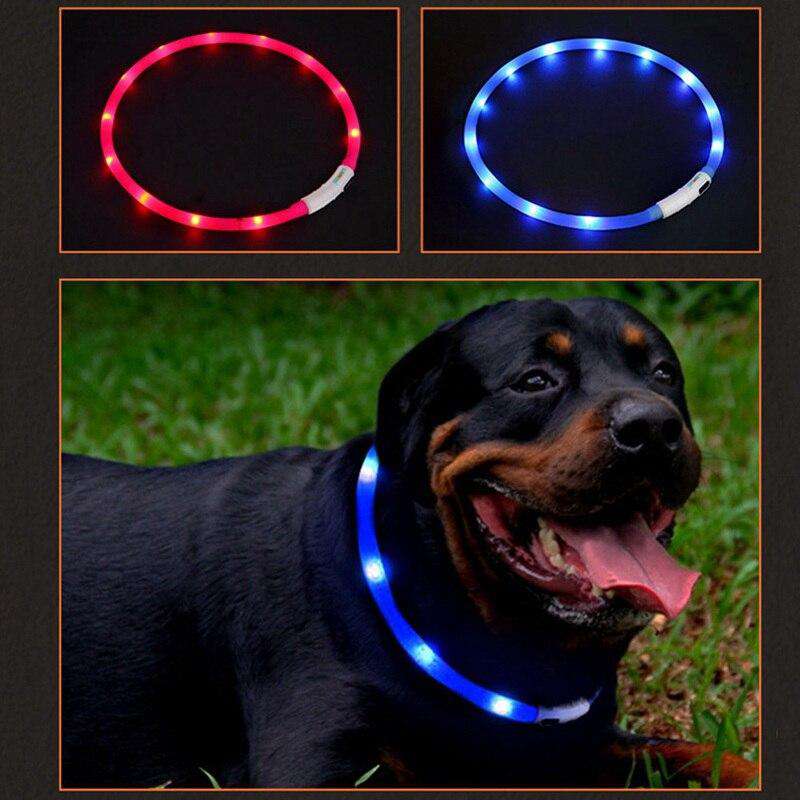 Glow in the Dark Silicone Dog Collar CraveStore