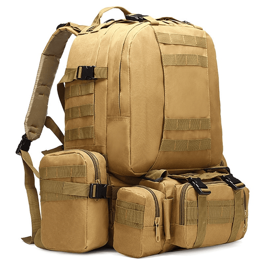 Tactical Military Survival Backpack Army Molle Rucksack 50L 600D CraveStore