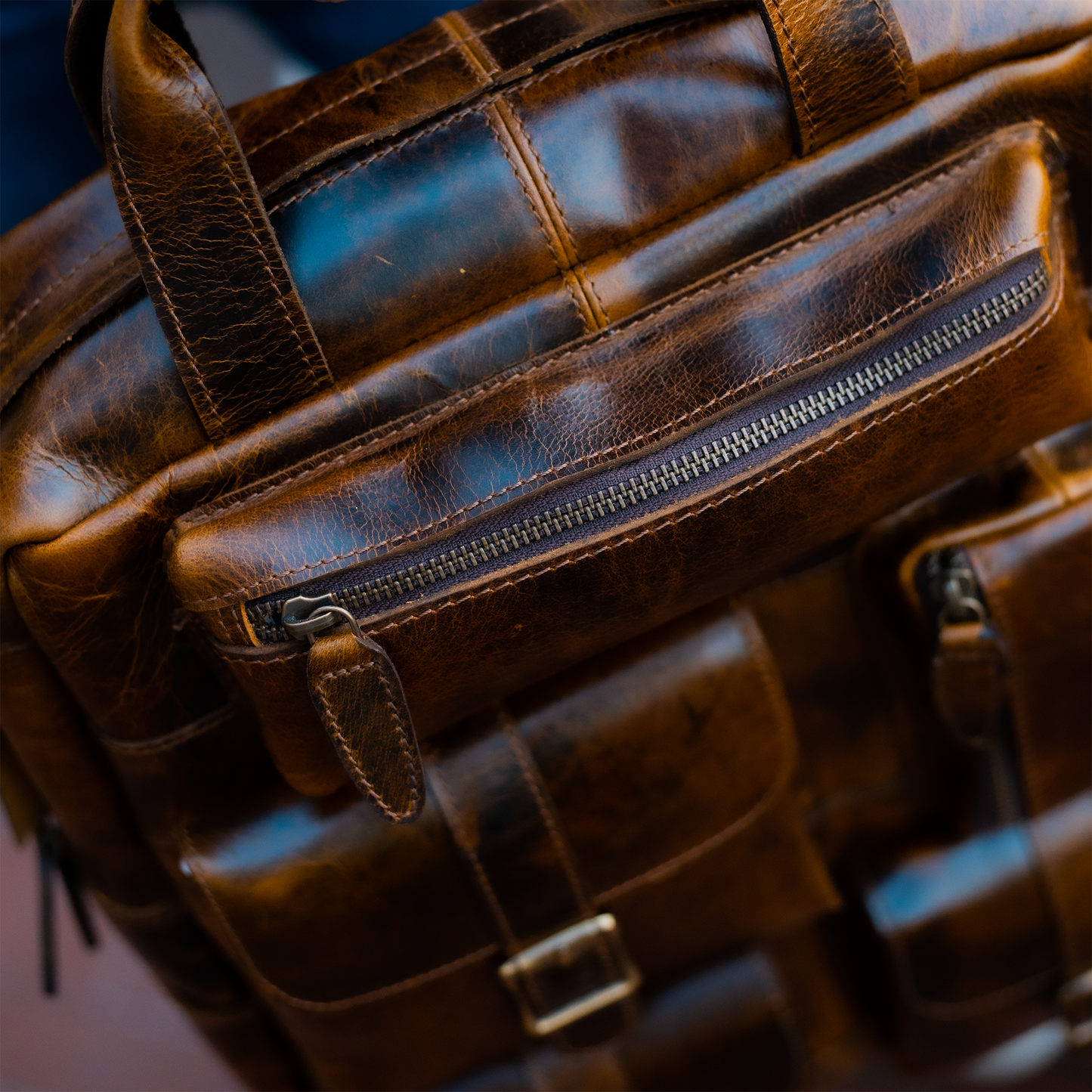 Elevate Your Journey with Our Exquisite Men's Leather Backpack