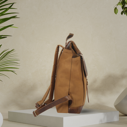 Fashioned for Exploration: Hunter Leather Backpack