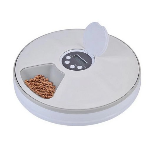 Automatic Electric Pet Smart Feeder For Cats and Dogs - Gray CraveStore